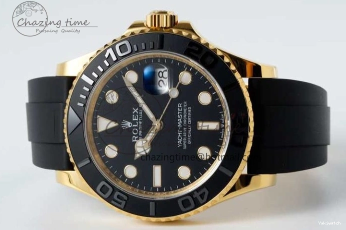 YG 3D Edition VR3235 226658 Yacht-Master Black Strap Oysterflex 1:1 on 3EF Ceramic Bezel 42mm Best 0714